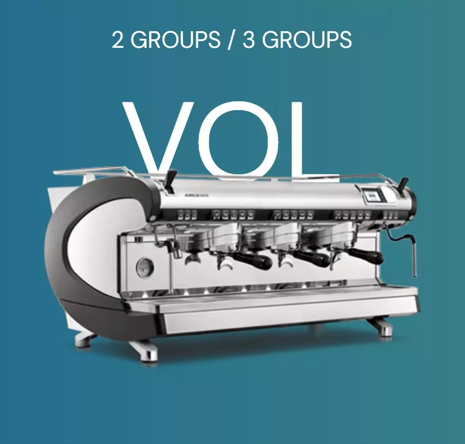Volumetrický kávovar Aurelia Wave. Zdroj: Nuova Simonelli Volumetrický kávovar Aurelia Wave.